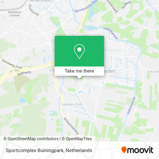 Sportcomplex Buiningpark map