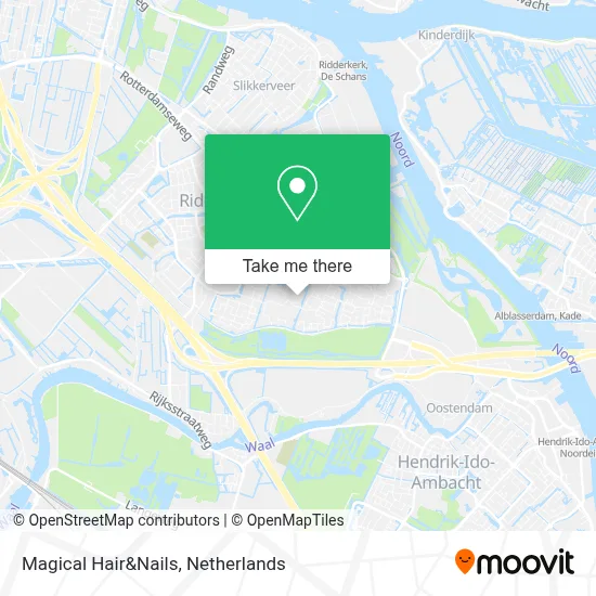 Magical Hair&Nails map