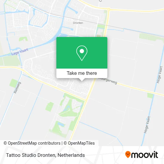 Tattoo Studio Dronten map