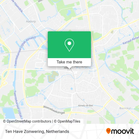 Ten Have Zonwering map