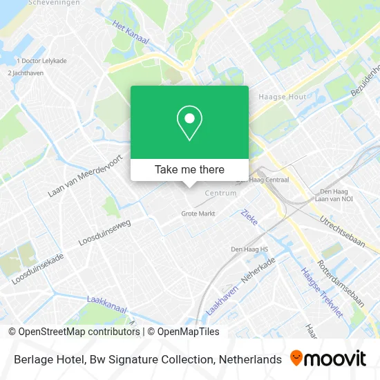 Berlage Hotel, Bw Signature Collection map