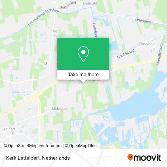Kerk Lettelbert map