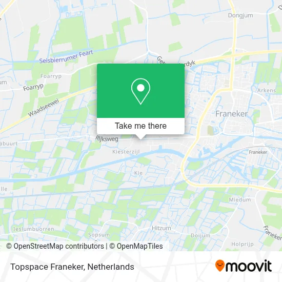 Topspace Franeker map