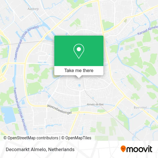 Decomarkt Almelo map
