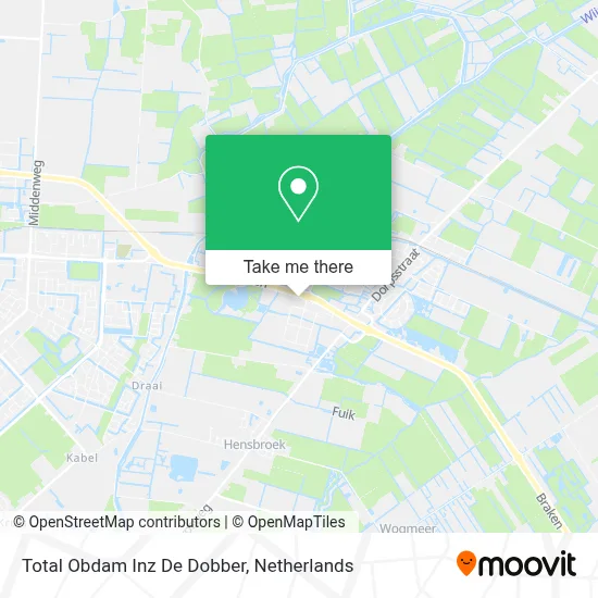 Total Obdam Inz De Dobber map
