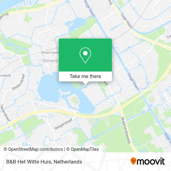 B&B Het Witte Huis map