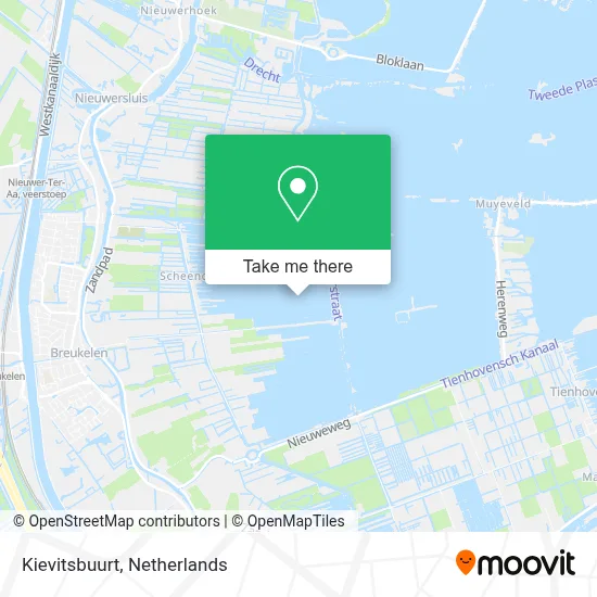 Kievitsbuurt map