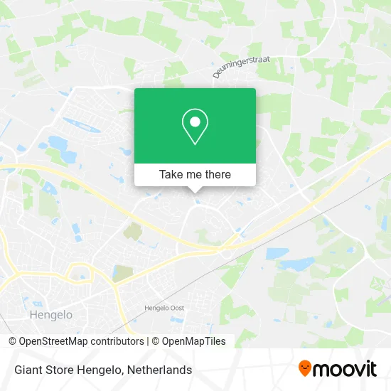 Giant Store Hengelo map