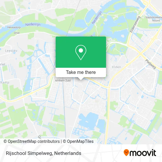 Rijschool Simpelweg map