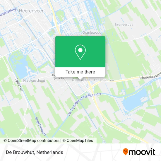 De Brouwhut map