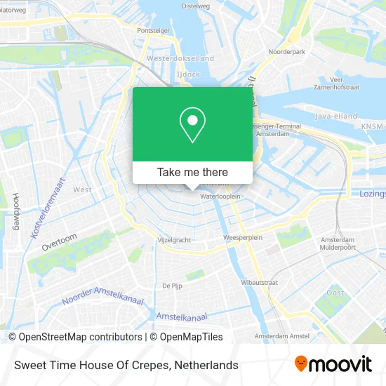Sweet Time House Of Crepes map