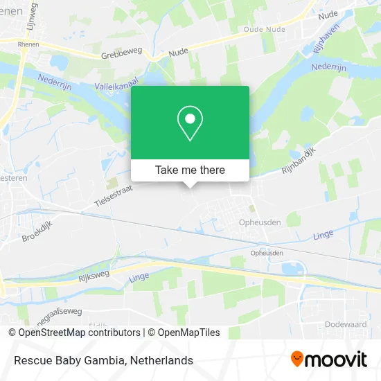 Rescue Baby Gambia map