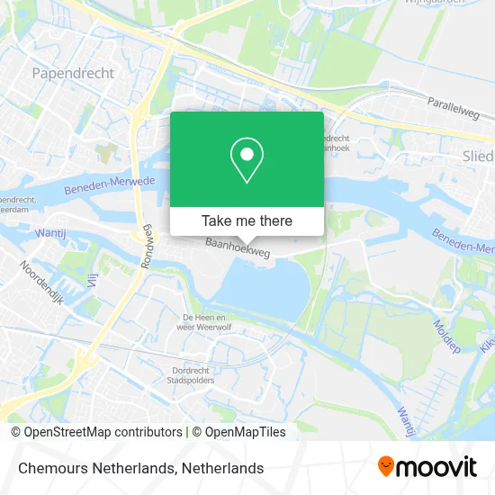 Chemours Netherlands map