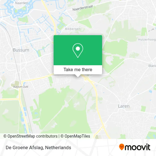 De Groene Afslag map