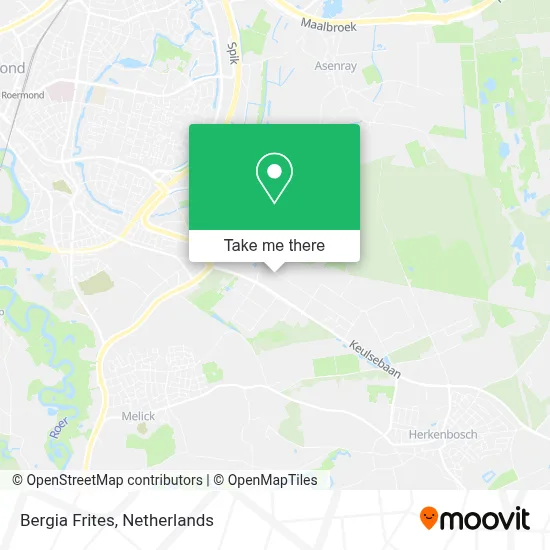 Bergia Frites map