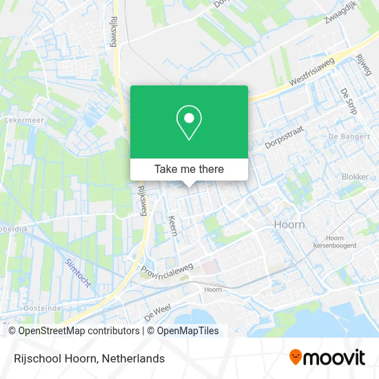 Rijschool Hoorn map
