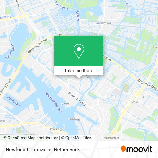 Newfound Comrades map