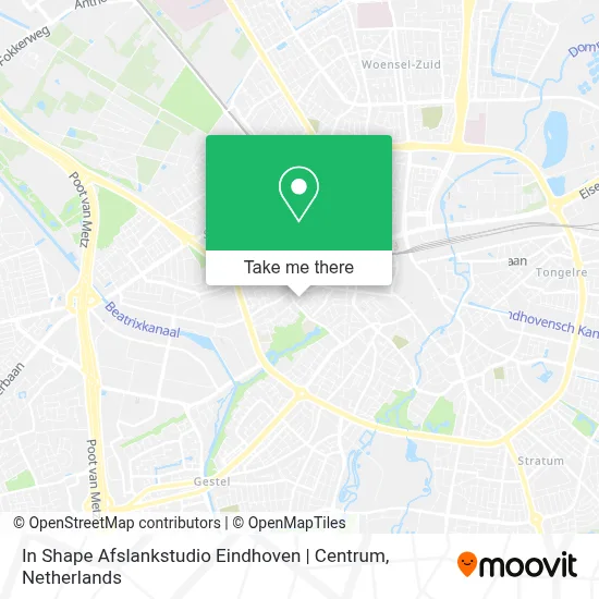 In Shape Afslankstudio Eindhoven | Centrum map