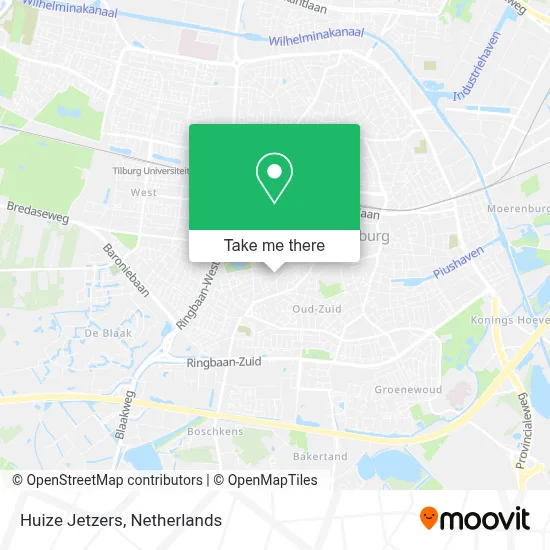 Huize Jetzers map