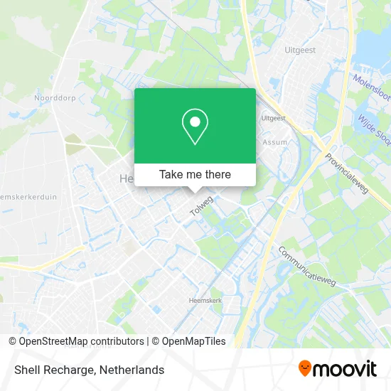 Shell Recharge map