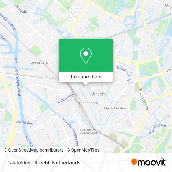 Dakdekker Utrecht map