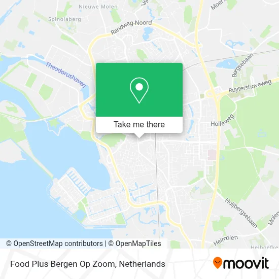 Food Plus Bergen Op Zoom map