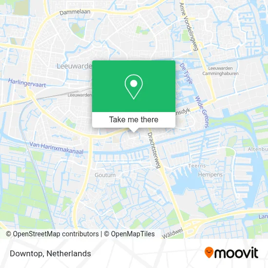 Downtop map