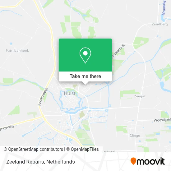 Zeeland Repairs map
