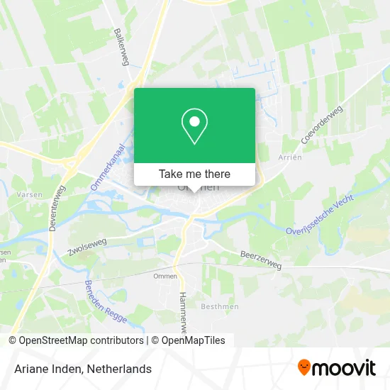 Ariane Inden map