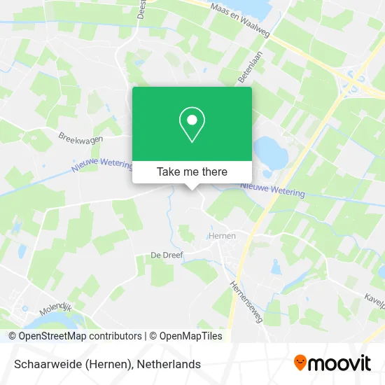 Schaarweide (Hernen) map