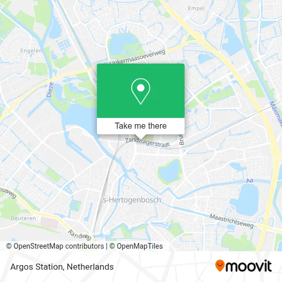 Argos Station map