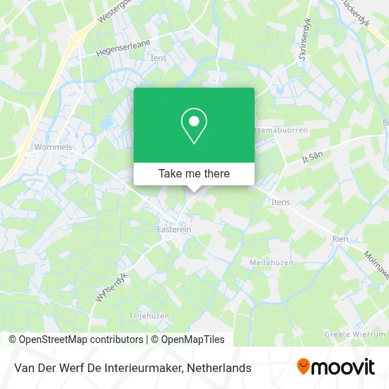 Van Der Werf De Interieurmaker map