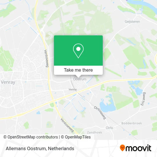 Allemans Oostrum map