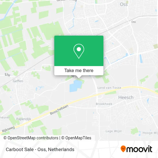 Carboot Sale - Oss map