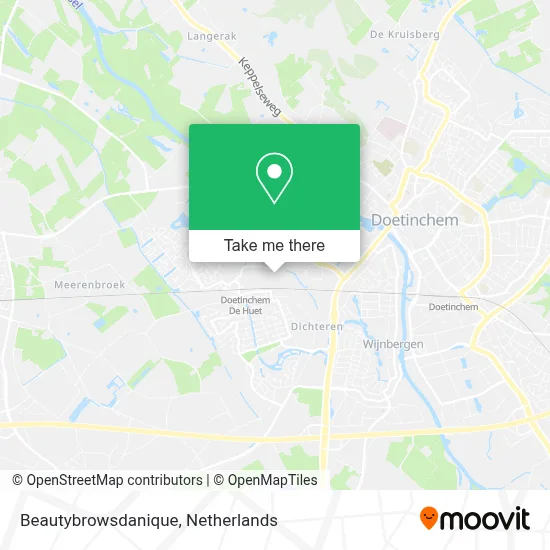 Beautybrowsdanique map