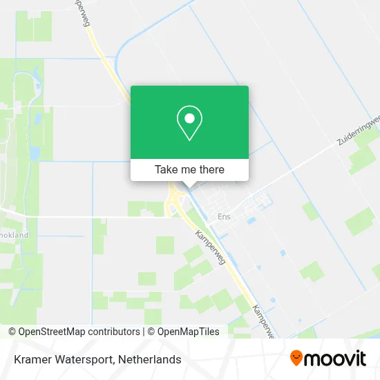 Kramer Watersport map
