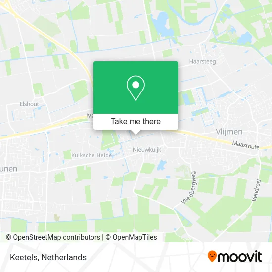 Keetels map