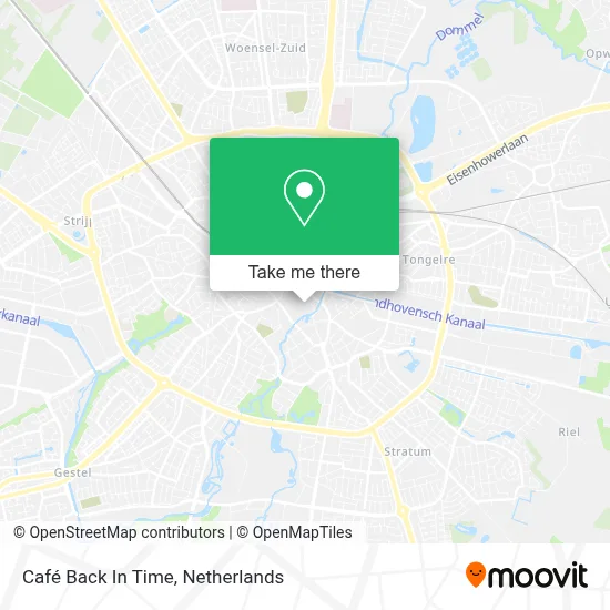 Café Back In Time map