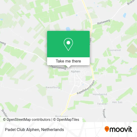 Padel Club Alphen map