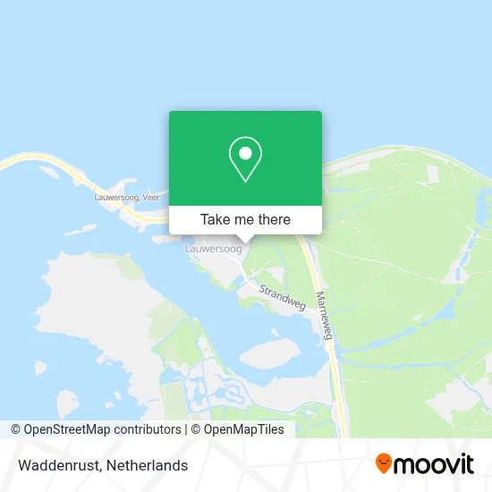 Waddenrust map