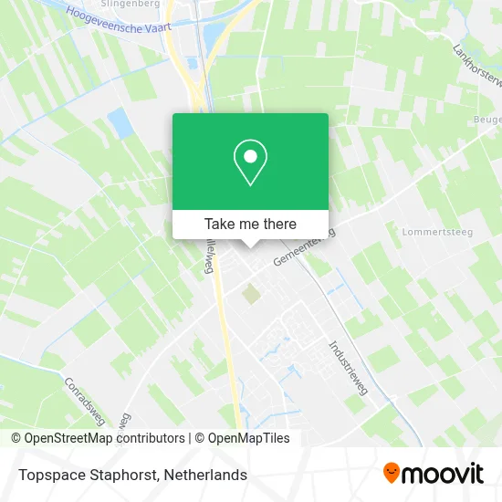 Topspace Staphorst map