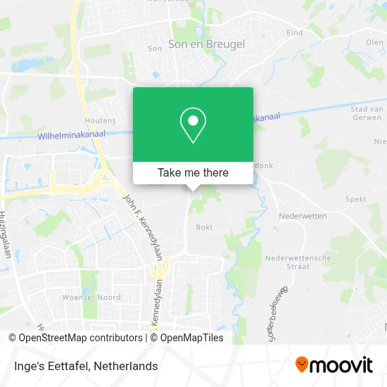 Inge's Eettafel map