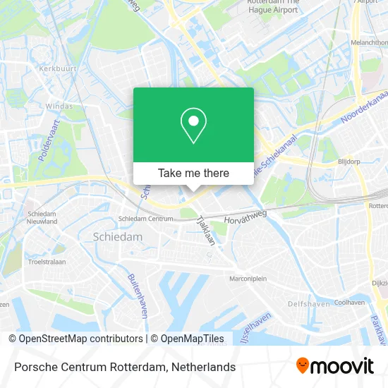 Porsche Centrum Rotterdam map