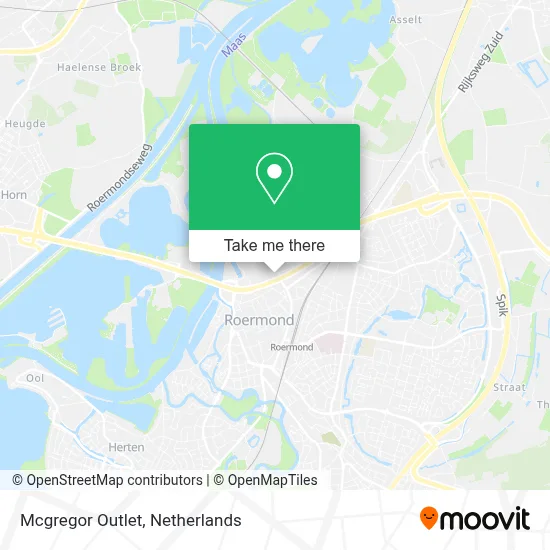Mcgregor Outlet Karte