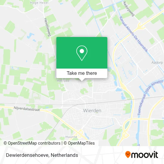 Dewierdensehoeve map