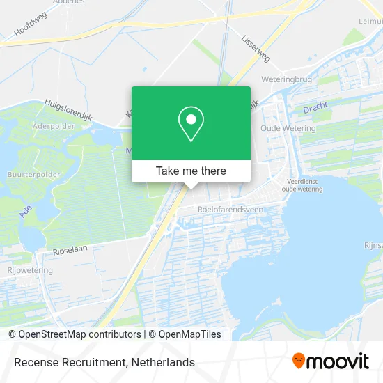 Recense Recruitment map