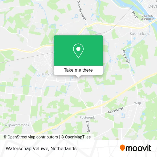 Waterschap Veluwe map