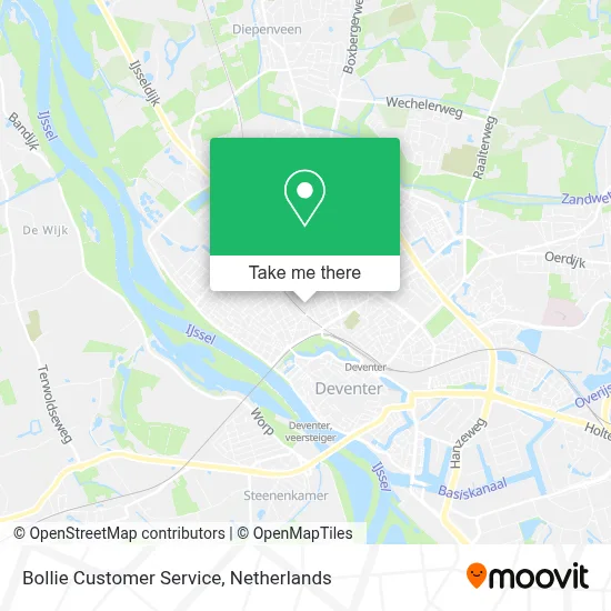 Bollie Customer Service map