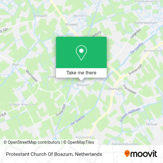 Protestant Church Of Boazum map