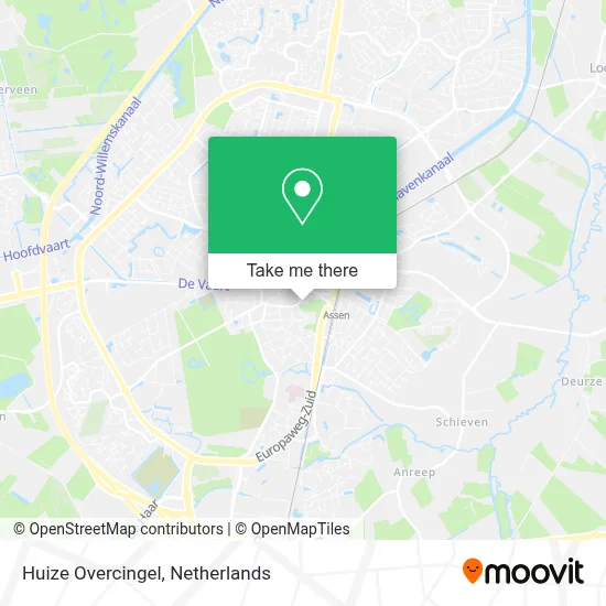 Huize Overcingel map